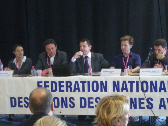 Visite 'suprise' de Jean-Michel Darrois à la FNUJA Visite 'suprise' de Jean-Michel Darrois à la FNUJA