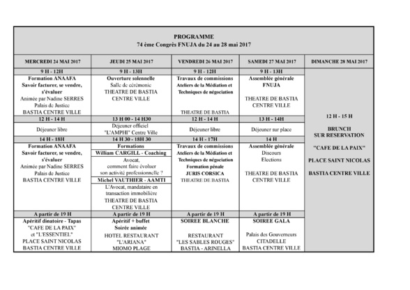 74ème Congrès de la FNUJA : Ca se corse ! Les jeunes avocats se font une beauté ! 74ème Congrès de la FNUJA : Ca se corse ! Les jeunes avocats se font une beauté !