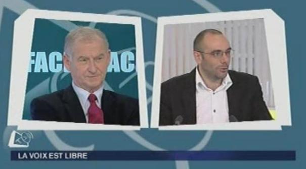 Pour voir l'émission cliquez qur la photo (Face à face à 31''30')