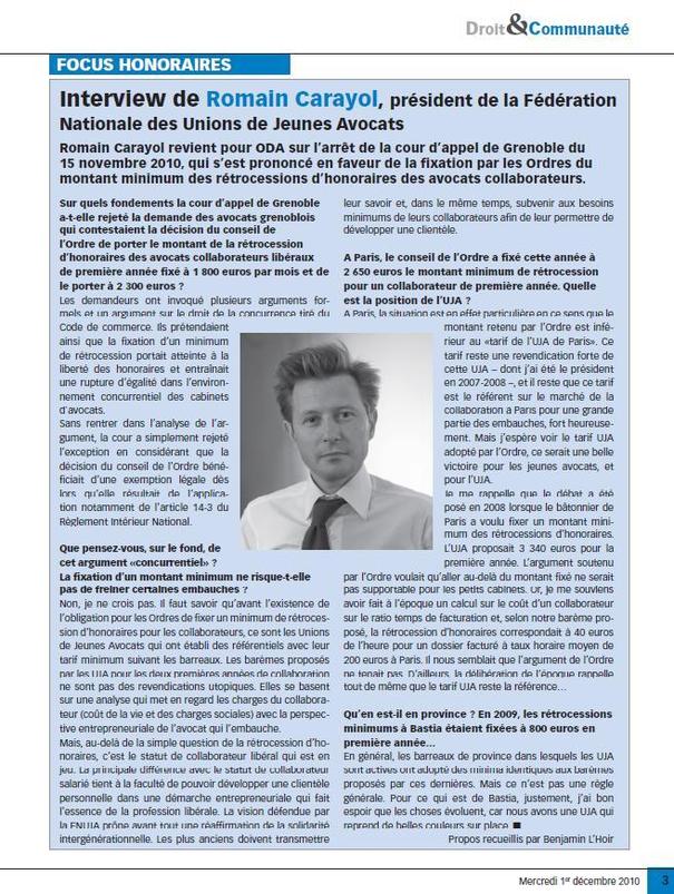 Jeunes avocats : une nécessaire réévaluation des Honoraires