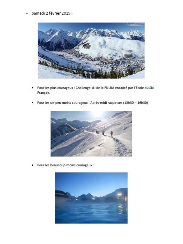 Comité décentralisé FNUJA organisé par l'UJA de Grenoble aux Deux Alpes Comité décentralisé FNUJA organisé par l'UJA de Grenoble aux Deux Alpes