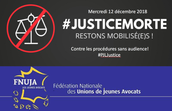 Mobilisation contre le PLJ Justice - Nouvelle journée "Justice morte" le 12 décembre ! Mobilisation contre le PLJ Justice - Nouvelle journée "Justice morte" le 12 décembre !