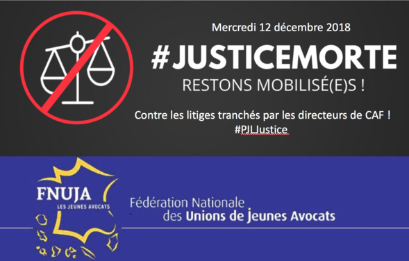 Mobilisation contre le PLJ Justice - Nouvelle journée "Justice morte" le 12 décembre !