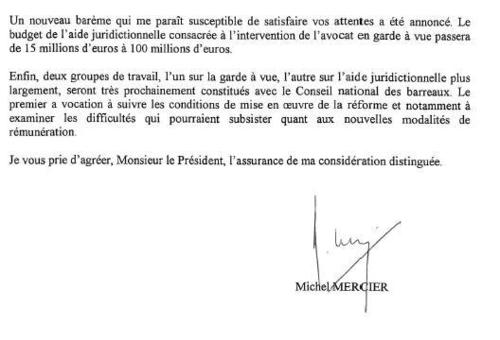 Droits de Plaidoiries : Réponse du Garde des Sceaux au Président de la FNUJA Droits de Plaidoiries : Réponse du Garde des Sceaux au Président de la FNUJA