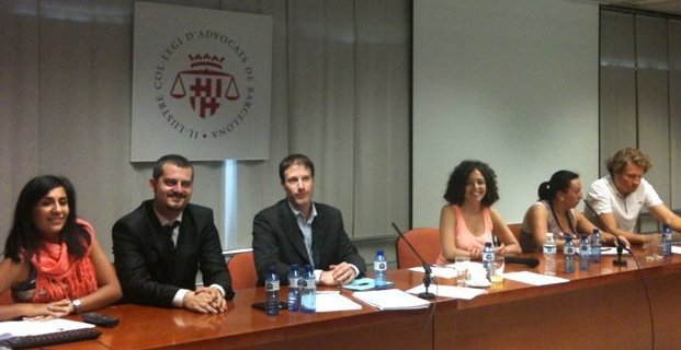 Le Nouveau Bureau de l'EYBA, avec au centre, Olivier Quesneau, Président de l'UJA d'Aix en Provence, élu Secrétaire Général de l'EYBA, et Amina OMAR NIETO, Présidente de l'EYBA