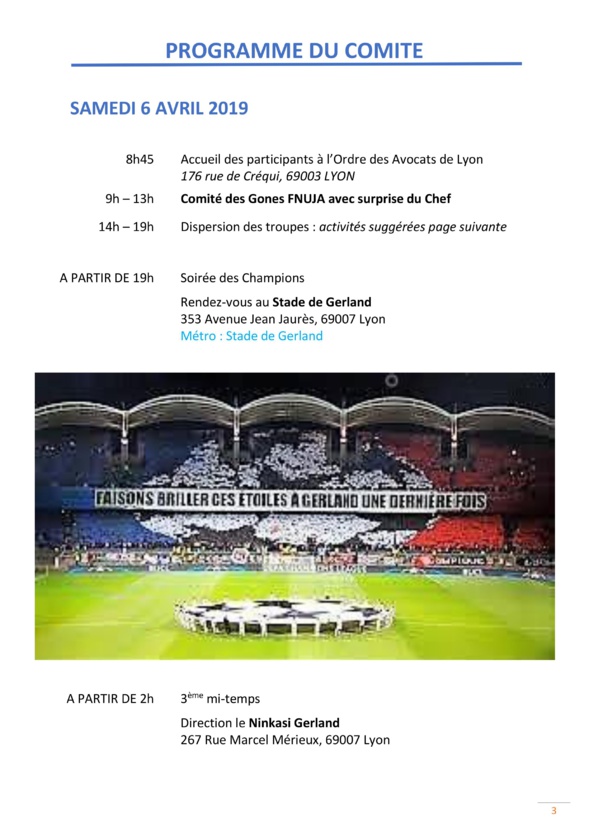 Comité décentralisé FNUJA organisé par l'UJA de Lyon  Comité décentralisé FNUJA organisé par l'UJA de Lyon