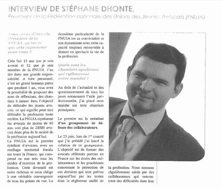 Pour lire l'interview en intégralité, téléchargez l'article ci-après :