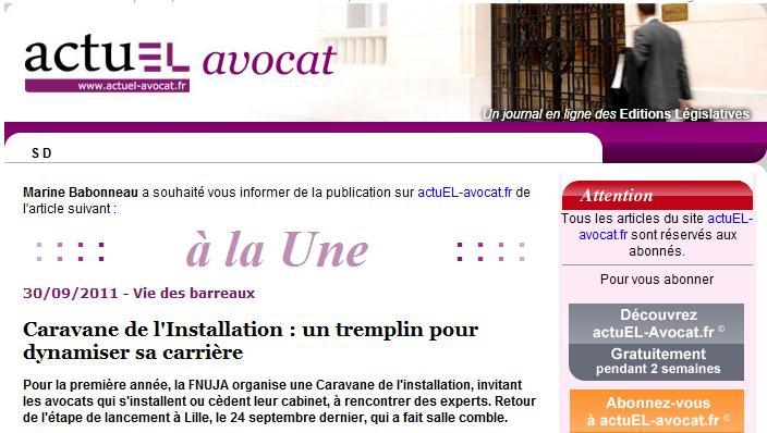 Caravane de l'Installation : un tremplin pour dynamiser sa carrière