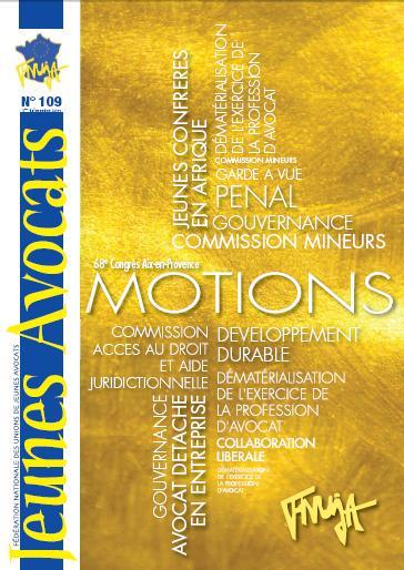 Le Jeunes Avocats Magazine n°109 est disponible