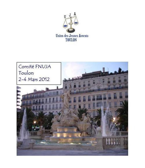 Comité Décentralisé à TOULON du 2 au 4 Mars 2012 - Toutes les Infos :