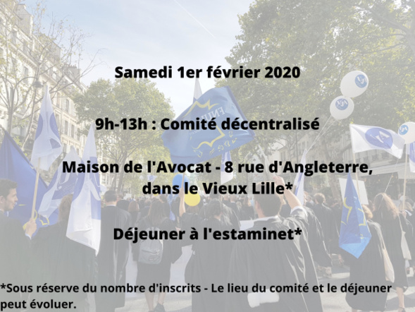 Comité décentralisé à Lille Comité décentralisé à Lille