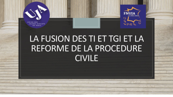 LA FUSION DES TI ET TGI ET LA REFORME DE LA PROCEDURE CIVILE LA FUSION DES TI ET TGI ET LA REFORME DE LA PROCEDURE CIVILE