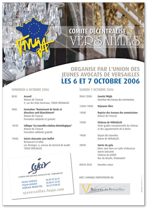 Comité National les 6 et 7 octobre 2006 à Versailles Comité National les 6 et 7 octobre 2006 à Versailles