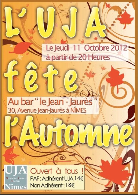 L'UJA de NIMES fête l'Automne