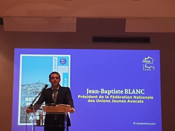 Discours de Jean-Baptiste Blanc - Séance solennelle d'ouverture du 77ème Congrès de la FNUJA à Marseille Discours de Jean-Baptiste Blanc - Séance solennelle d'ouverture du 77ème Congrès de la FNUJA à Marseille