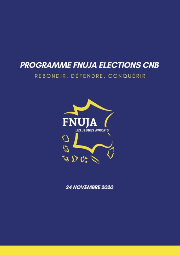 Elections CNB : Profession de foi de la FNUJA