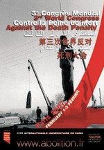 3ème Congrès mondial contre la peine de mort du 1er au 3 février 2007 à Paris: marche citoyenne ce samedi après midi
