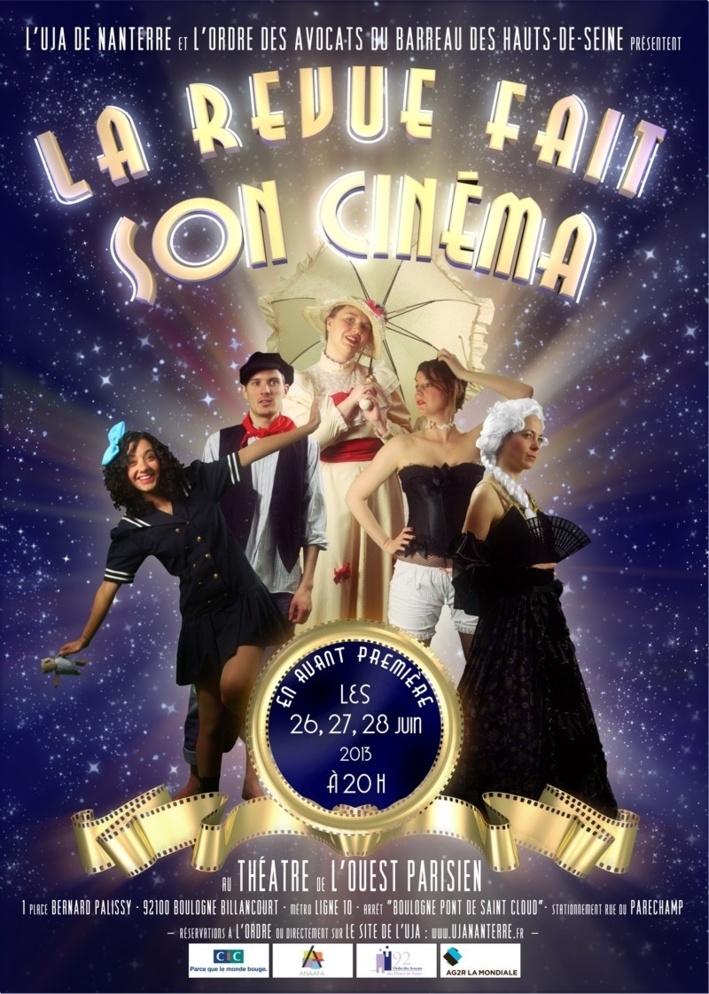 NANTERRE : "La Revue fait son cinéma" NANTERRE : "La Revue fait son cinéma"