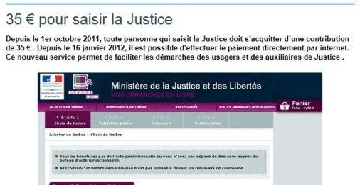 Suppression du timbre de 35 € ... Mais encore ?!