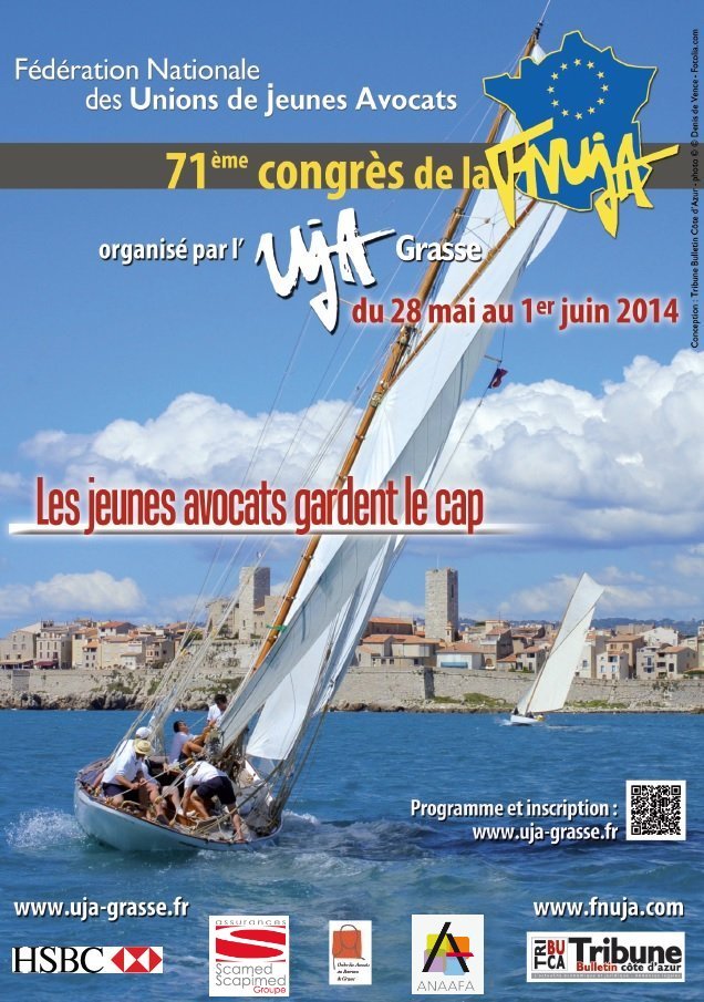 71e CONGRES de la FNUJA : du 28 Mai au 1er Juin 2014 à ANTIBES