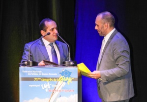 Martun PANOSYAN, Président de l'UAF et et Roland RODRIGUEZ, Président (2013/2014) de la FNUJA
