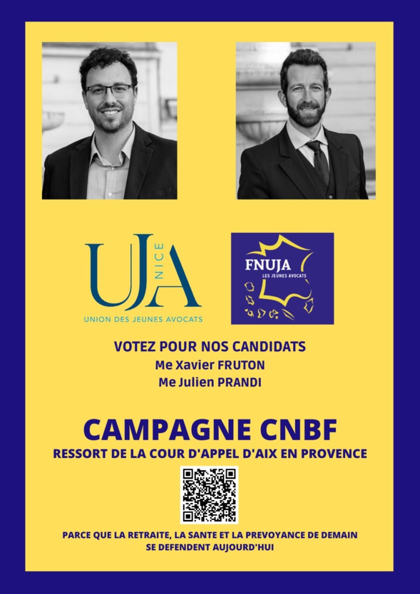 Les Jeunes Avocats - FNUJA - Élections des délégués CNBF 2022 : nos candidats