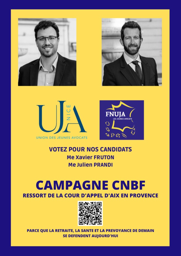 Les Jeunes Avocats - FNUJA - Élections des délégués CNBF 2022 : nos candidats Les Jeunes Avocats - FNUJA - Élections des délégués CNBF 2022 : nos candidats