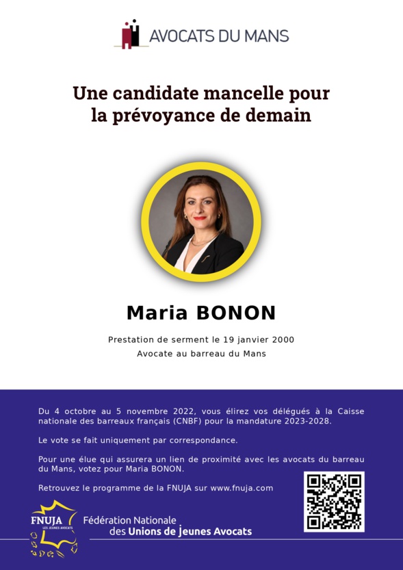 Les Jeunes Avocats - FNUJA - Élections des délégués CNBF 2022 : nos candidats
