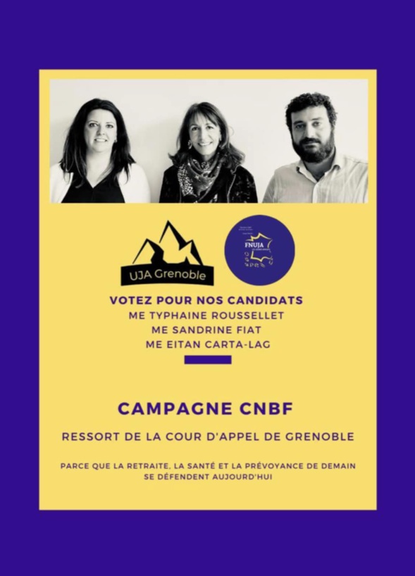 Les Jeunes Avocats - FNUJA - Élections des délégués CNBF 2022 : nos candidats Les Jeunes Avocats - FNUJA - Élections des délégués CNBF 2022 : nos candidats