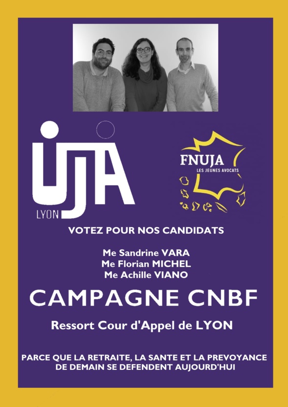Les Jeunes Avocats - FNUJA - Élections des délégués CNBF 2022 : nos candidats