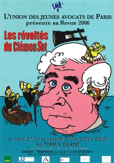 CHARB - Affiche de la Revue de l'UJA de Paris 2006
