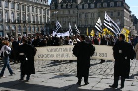 Retour sur la manifestation de Rennes contre la réforme de la carte judiciaire