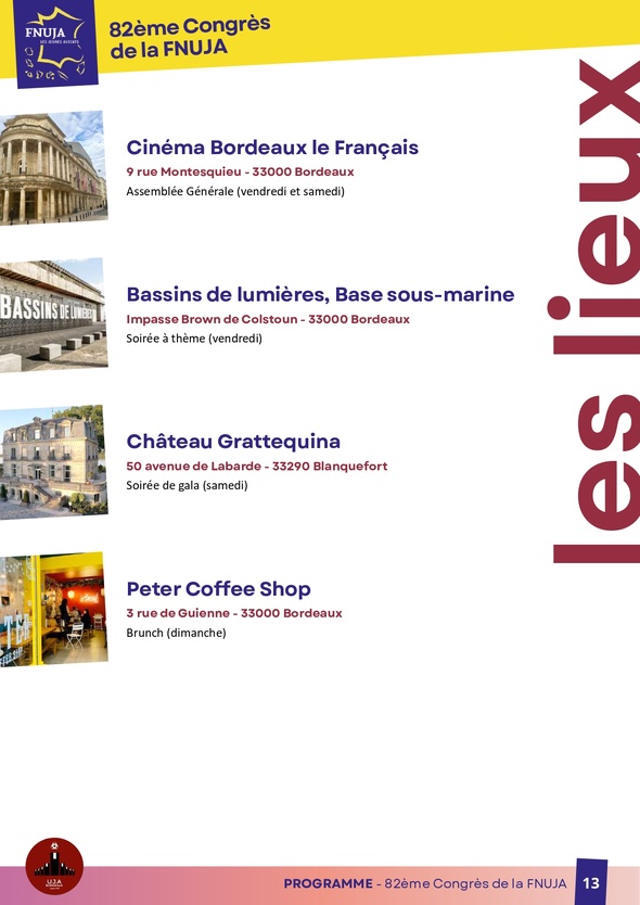 82ème congrès de la FNUJA à Bordeaux : « Jeunes Avocats, Grands crus de Demain » 82ème congrès de la FNUJA à Bordeaux : « Jeunes Avocats, Grands crus de Demain »