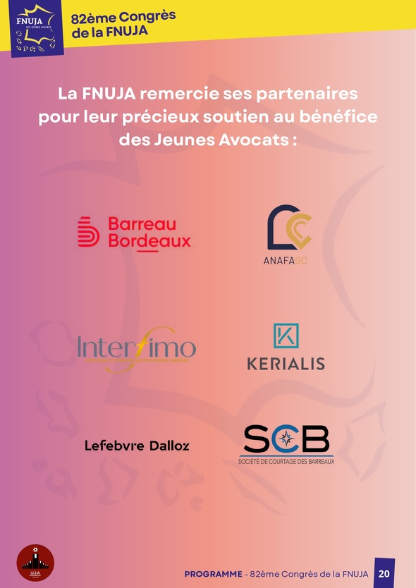 82ème congrès de la FNUJA à Bordeaux : « Jeunes Avocats, Grands crus de Demain »