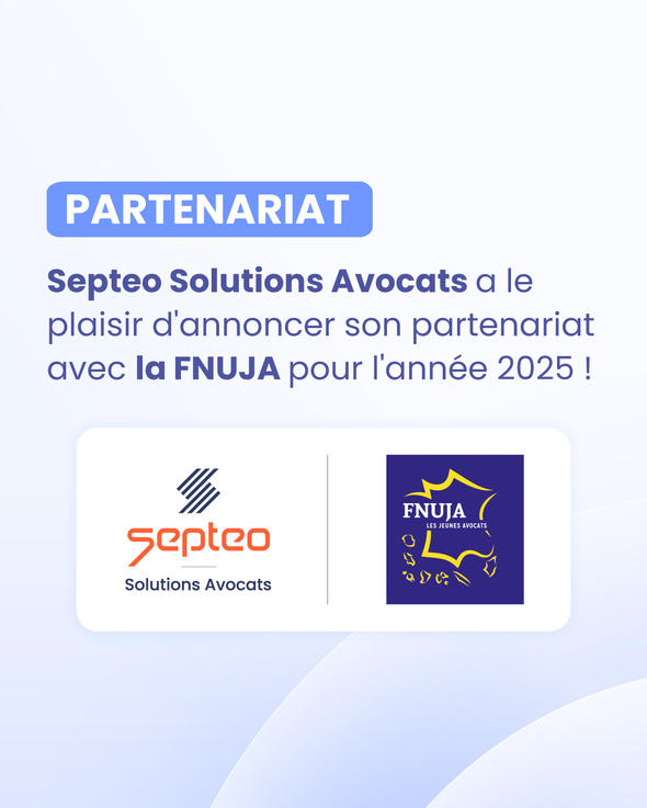 Partenariat Septeo Solutions Avocats
