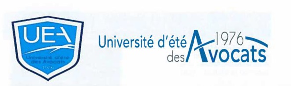 UNIVERSITE D'ETE DES AVOCATS 1976 - SESSION 2016