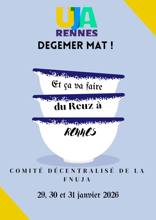 Comité décentralisé de la FNUJA de l'UJA de Rennes du 29 janvier au 1er février 2026