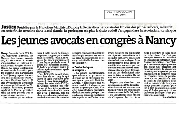 73ème Congrès à NANCY
