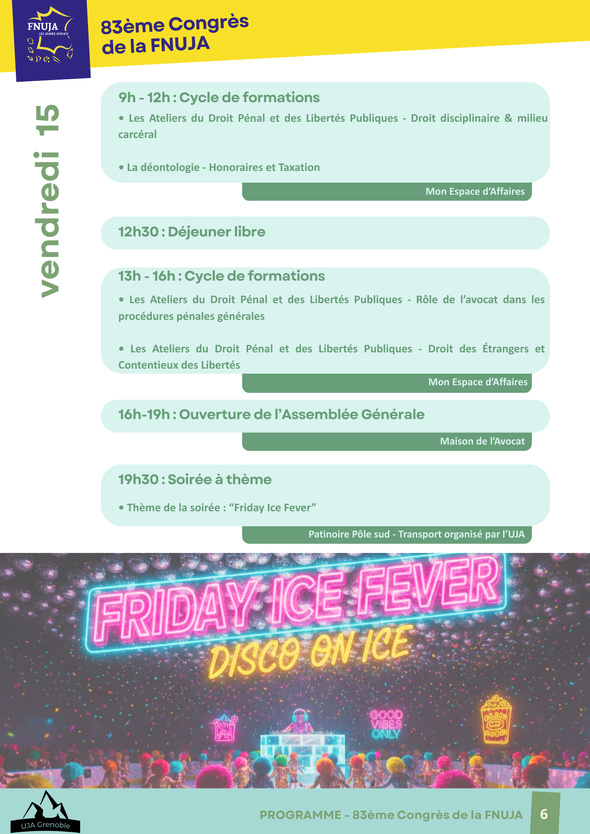 83ème congrès de la FNUJA à Grenoble : « Les jeunes avocats prennent de la hauteur »