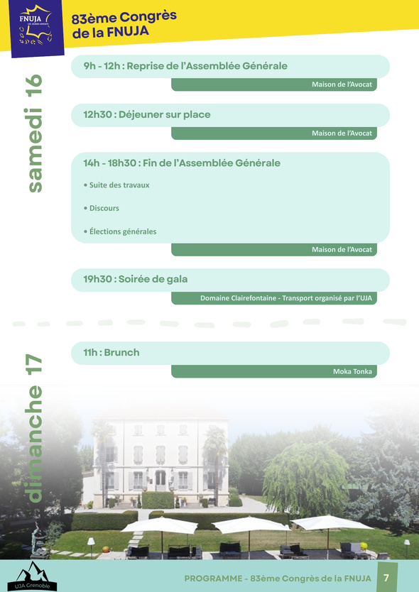 83ème congrès de la FNUJA à Grenoble : « Les jeunes avocats prennent de la hauteur » 83ème congrès de la FNUJA à Grenoble : « Les jeunes avocats prennent de la hauteur »