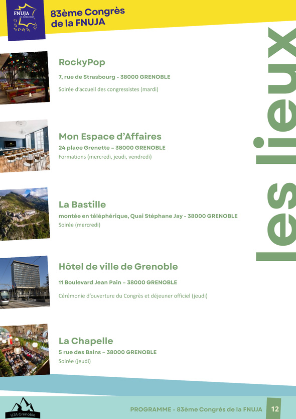 83ème congrès de la FNUJA à Grenoble : « Les jeunes avocats prennent de la hauteur » 83ème congrès de la FNUJA à Grenoble : « Les jeunes avocats prennent de la hauteur »