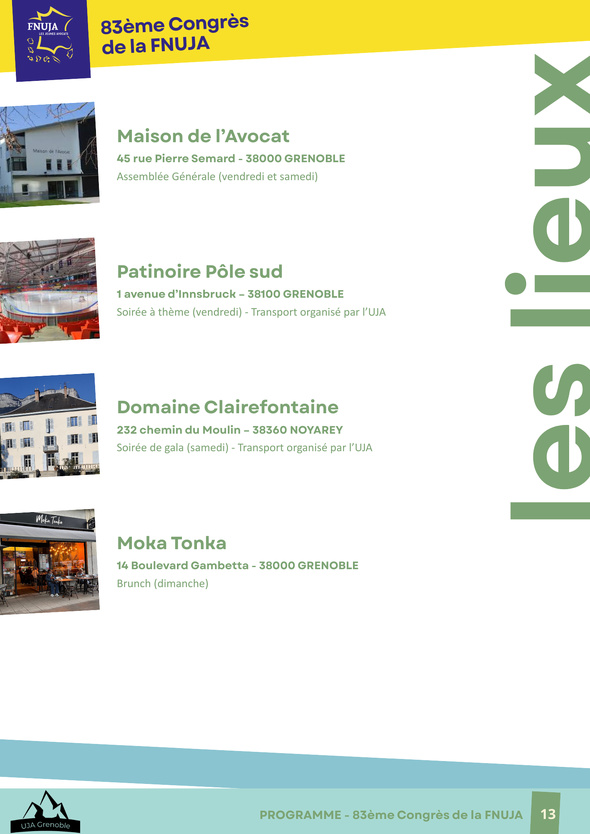 83ème congrès de la FNUJA à Grenoble : « Les jeunes avocats prennent de la hauteur »
