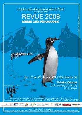 Revue de l'UJA de PARIS 2008: MEME LES PINGOUINS ! Revue de l'UJA de PARIS 2008: MEME LES PINGOUINS !