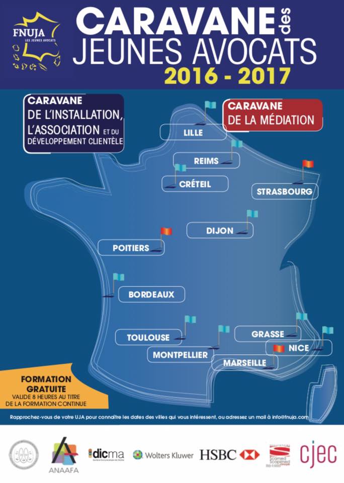 CARAVANE DES JEUNES AVOCATS - 28 OCTOBRE 2016 A GRASSE 