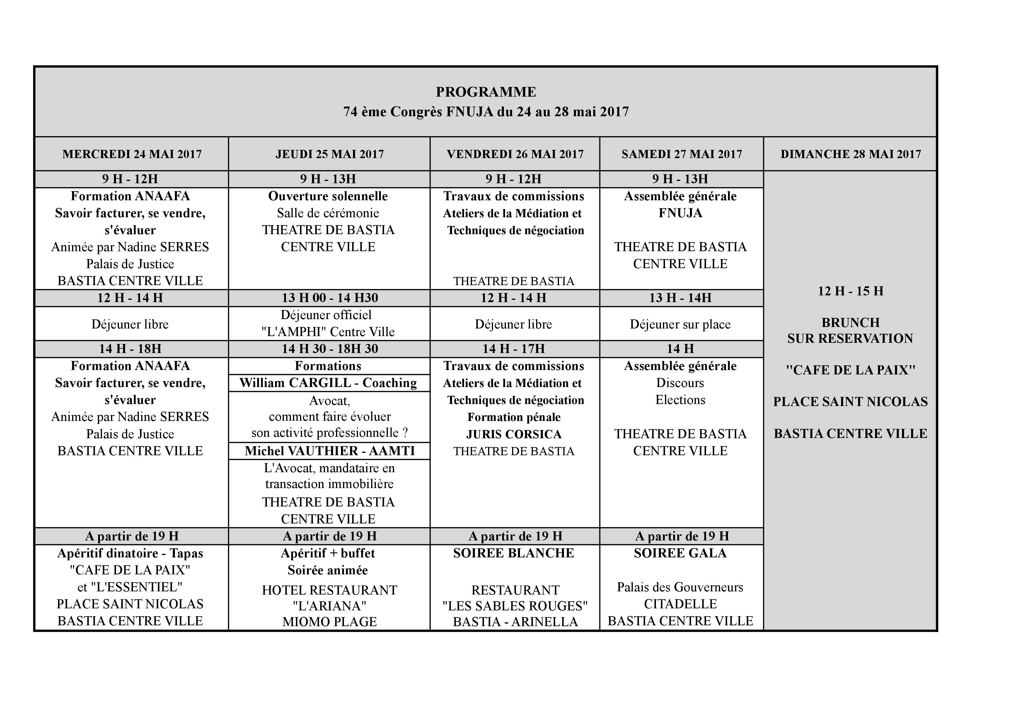 74ème Congrès de la FNUJA : Ca se corse ! Les jeunes avocats se font une beauté ! 74ème Congrès de la FNUJA : Ca se corse ! Les jeunes avocats se font une beauté !