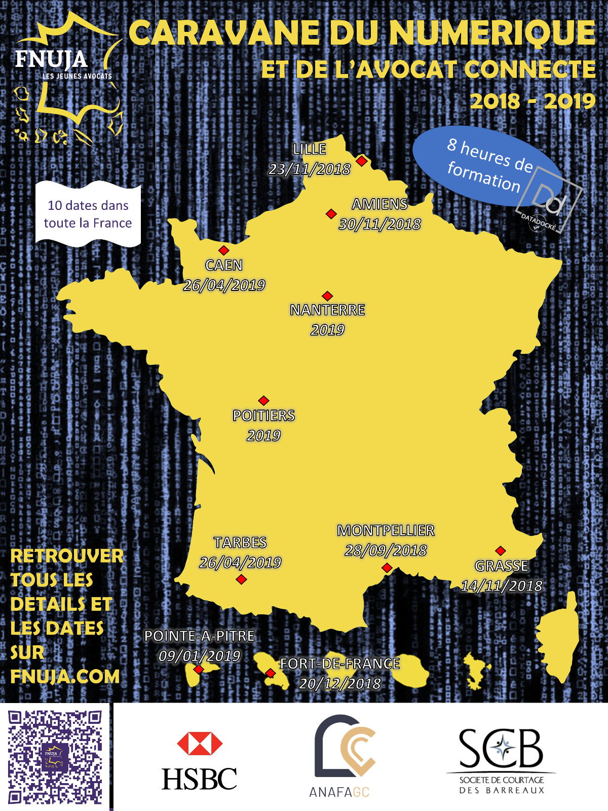 Les caravanes de la FNUJA - Tournée 2018-2019