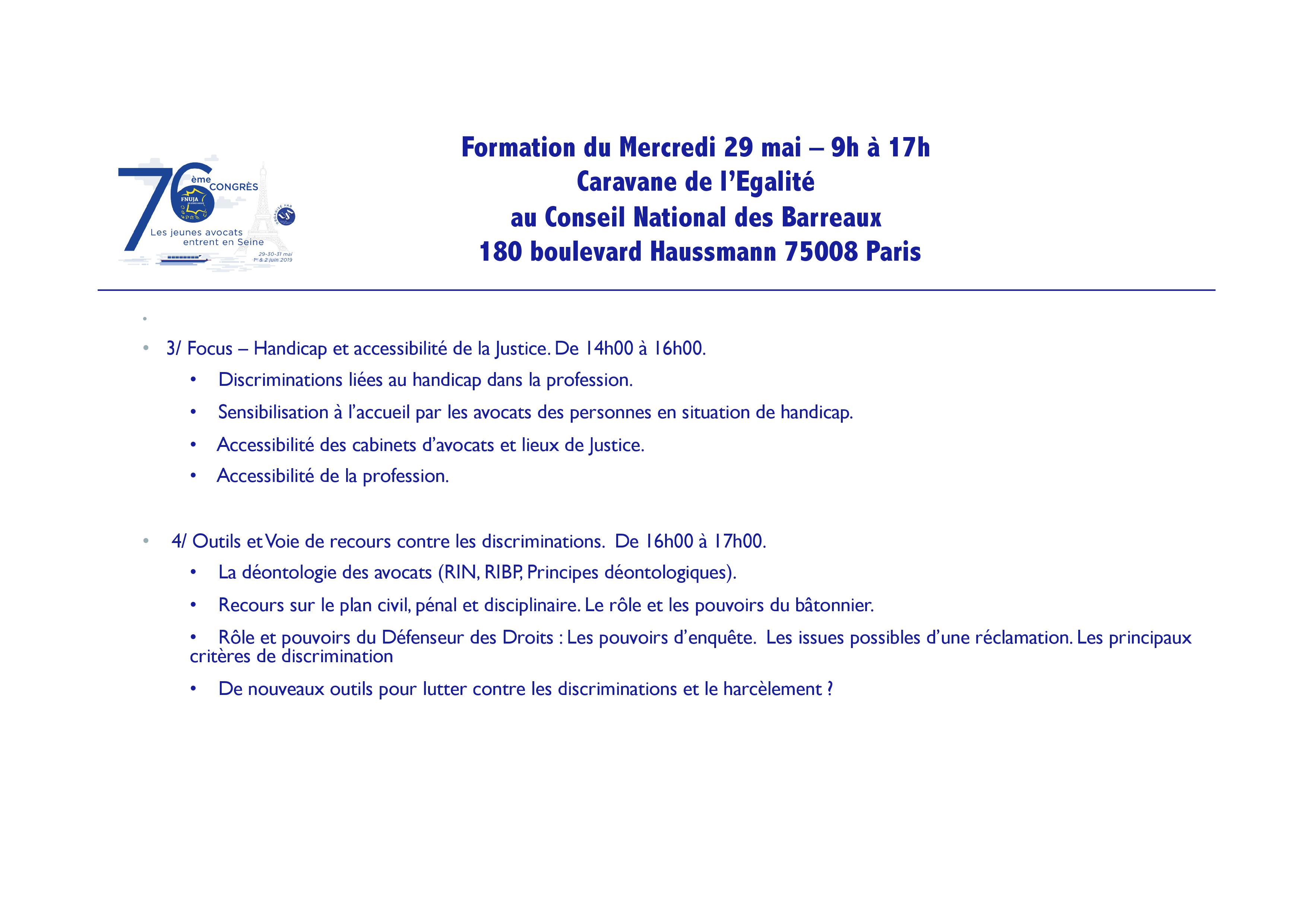 Les jeunes avocats entrent en Seine !  76ème Congrès de la FNUJA à Paris du 29 mai au 2 juin 2019 !!!