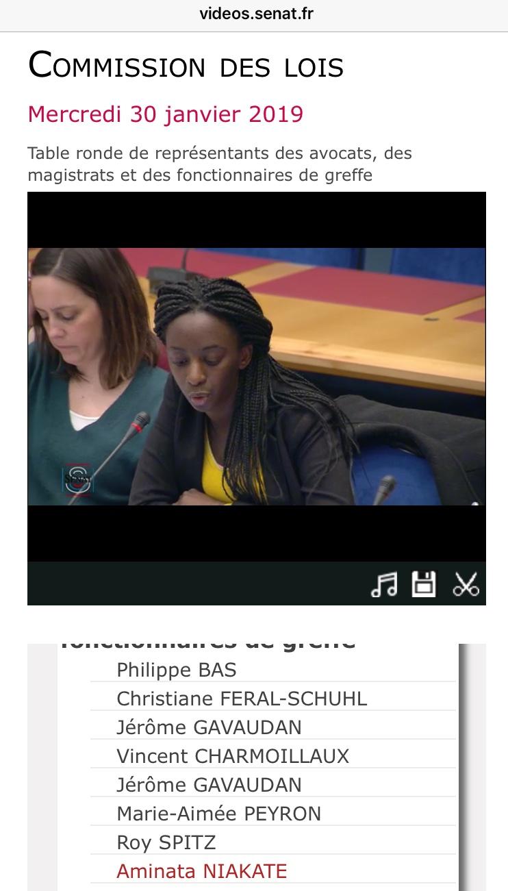 Audition de la FNUJA au Sénat sur le PJL Justice - 30 janvier 2019 Audition de la FNUJA au Sénat sur le PJL Justice - 30 janvier 2019