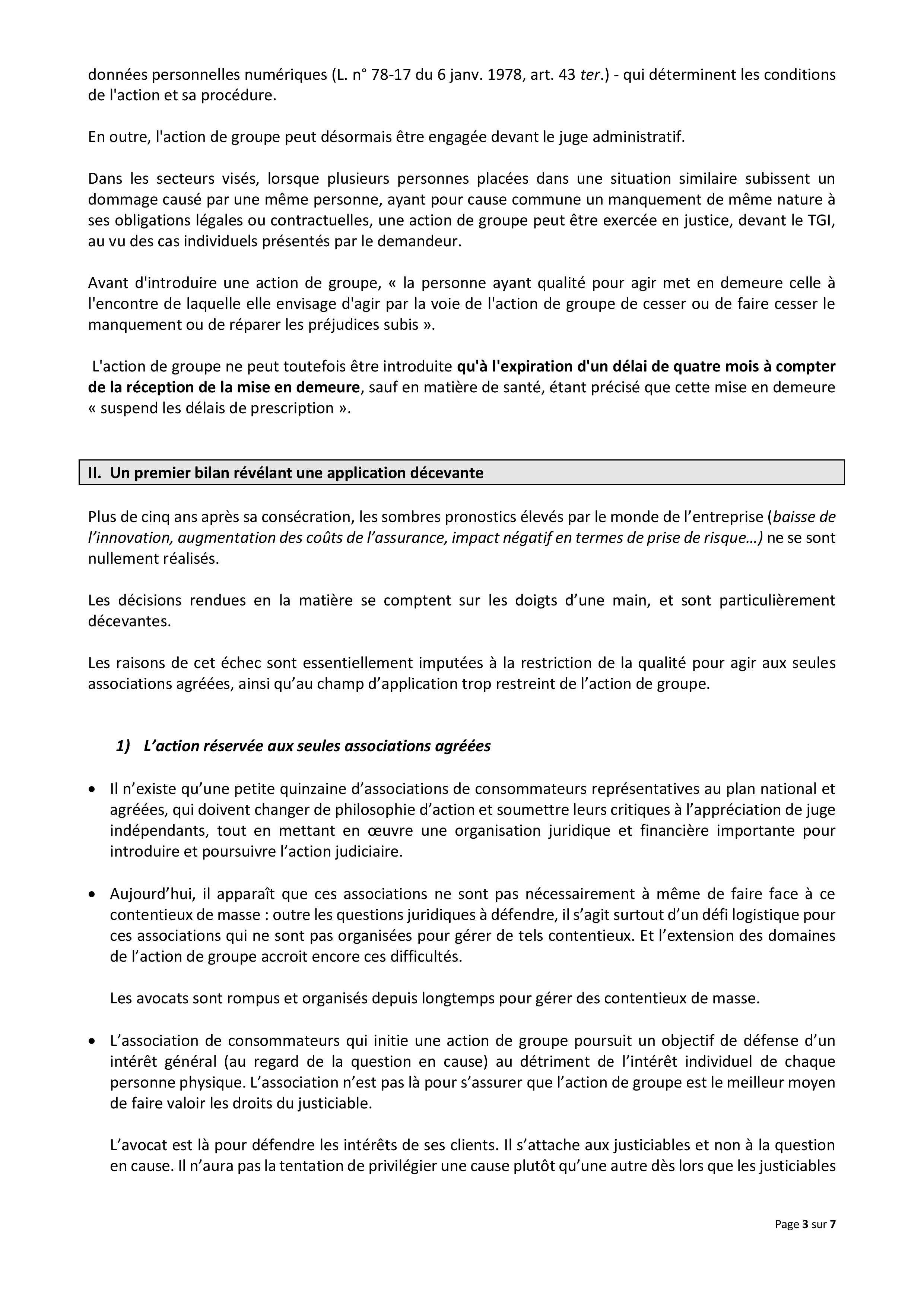 Audition à l'Assemblée Nationale de la FNUJA "action groupe"