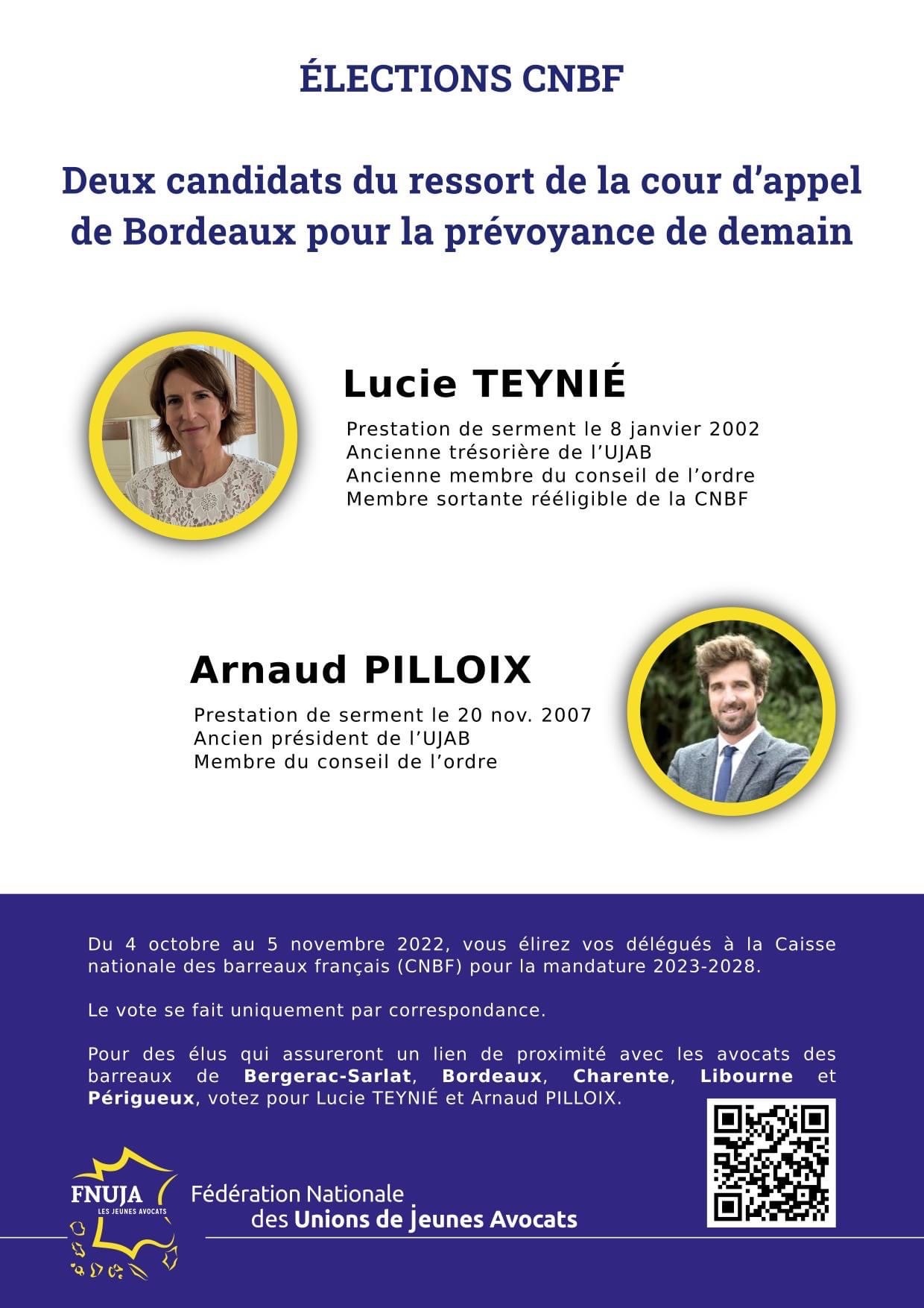 Les Jeunes Avocats - FNUJA - Élections des délégués CNBF 2022 : nos candidats